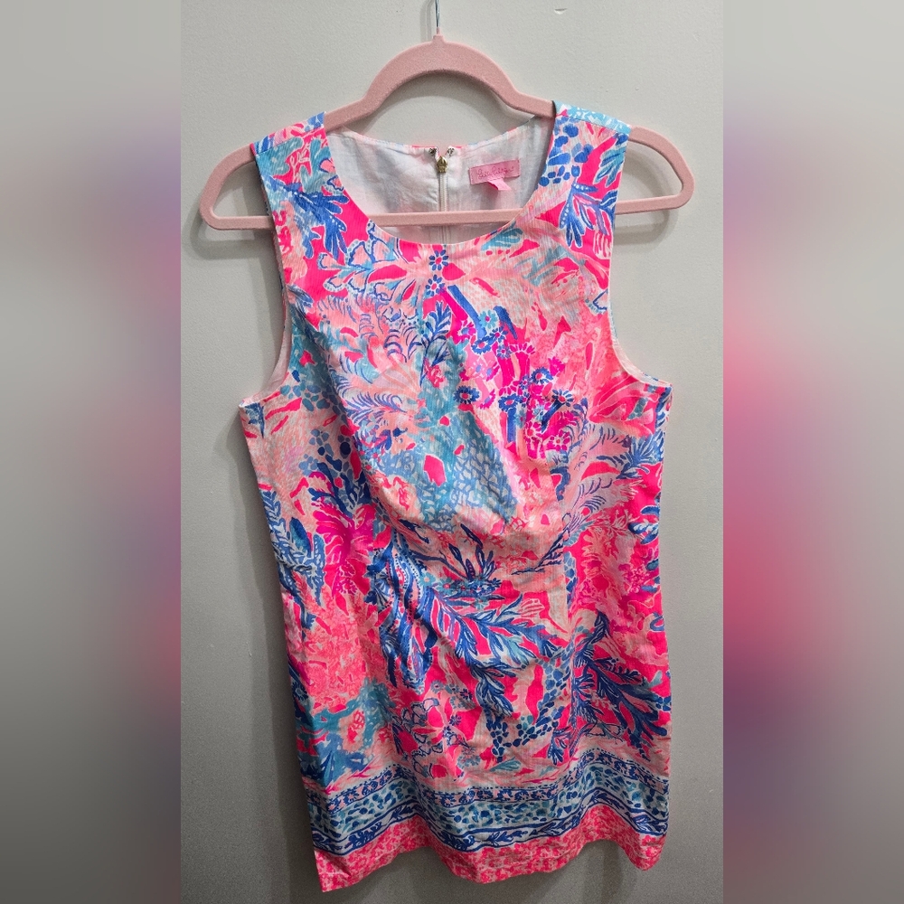 Lilly Pulitzer Coral Shift Dress